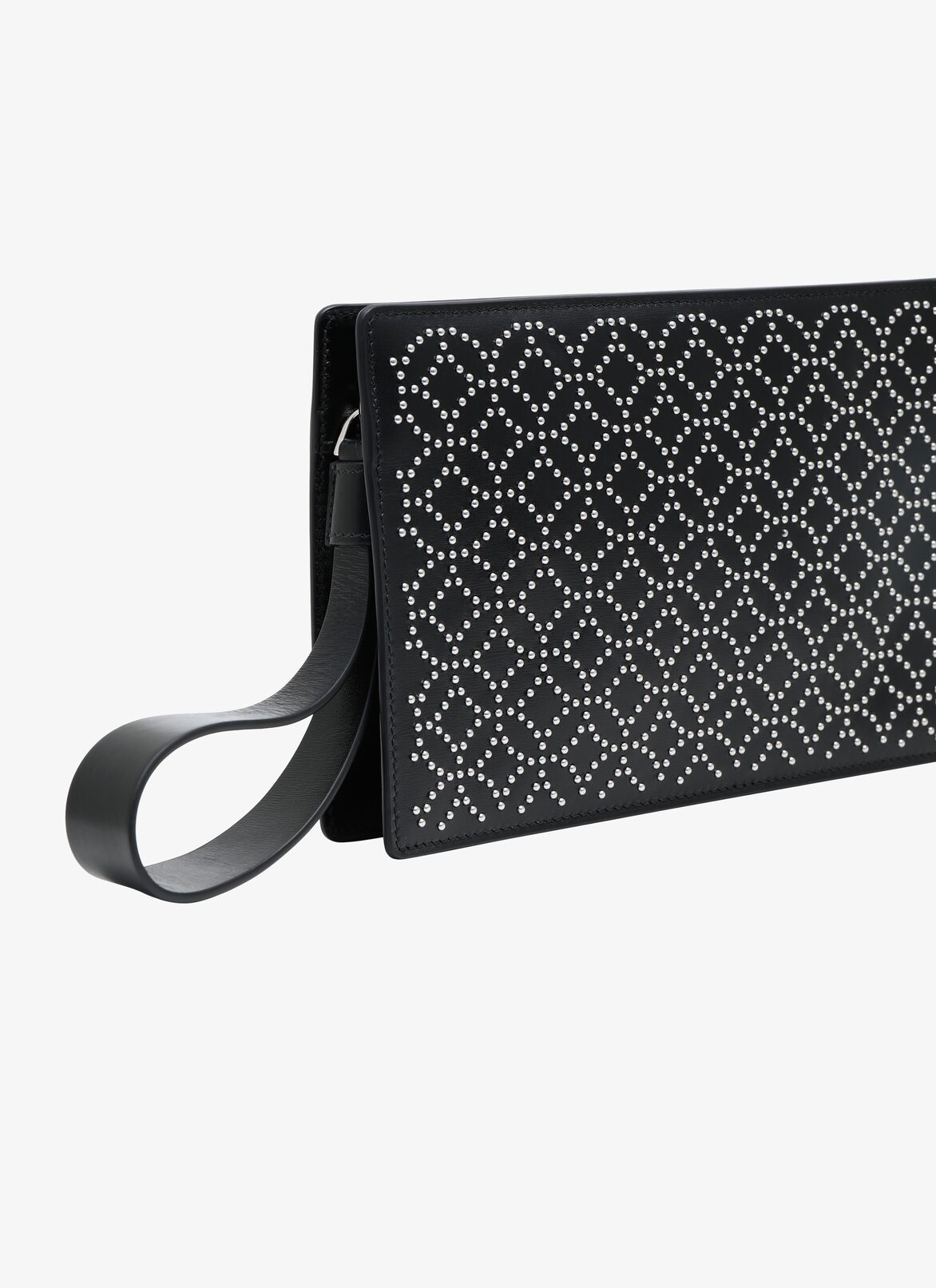 POCKET CUIR LUX CLOU ARABESQUE BLACK ALAÏA BLACK  POCKET CUIR LUX CLOU ARABESQUE BLACK